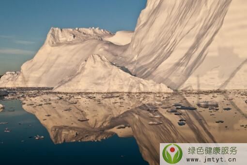 格陵蘭島冰層消融